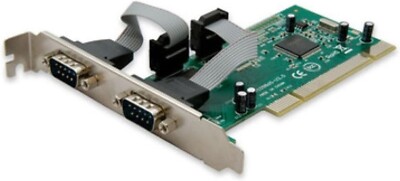 *NEW* SYBA PCI to Serial 2-Port Controller Card Netmos 9865 Chipset SY-PCI15004