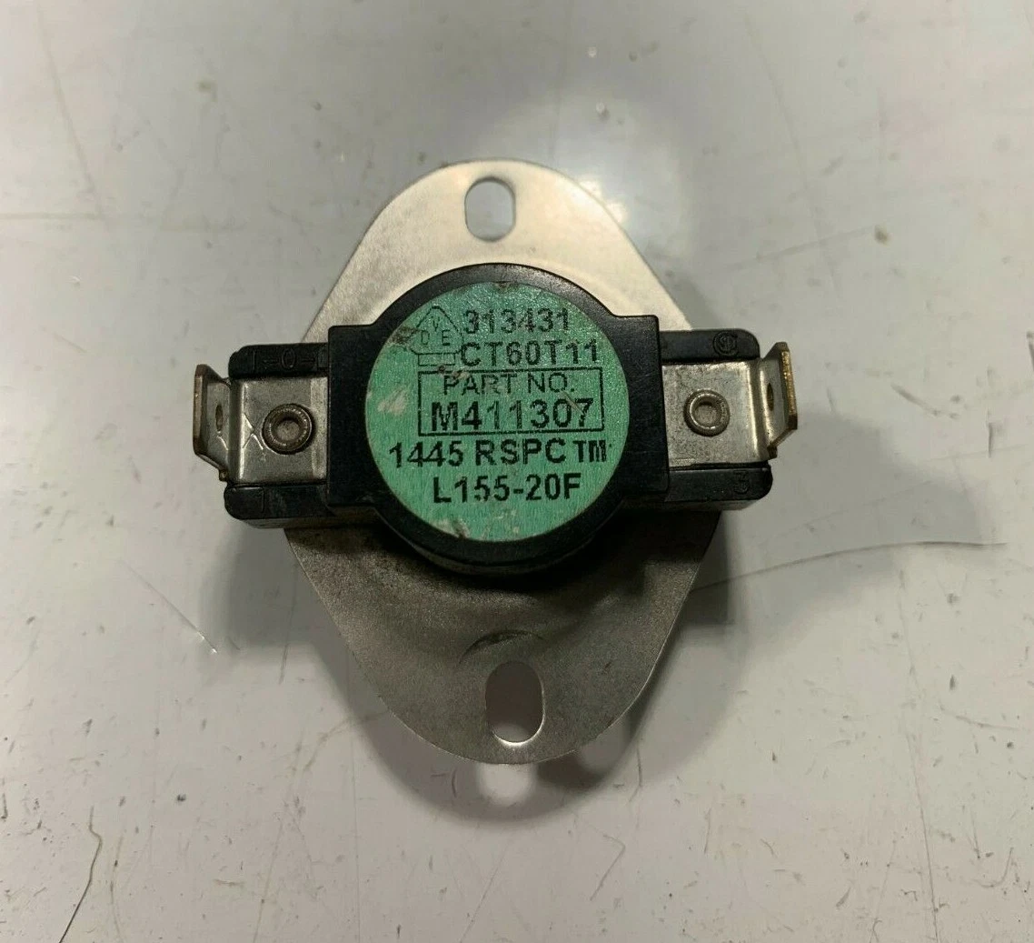 Dryer Thermostat L155-20F(GRN/PNK) Speed Queen P/N: M411307 [Used  