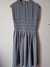 Hobbs NW3 Sage Green Vintage Style Day Dress Size 10