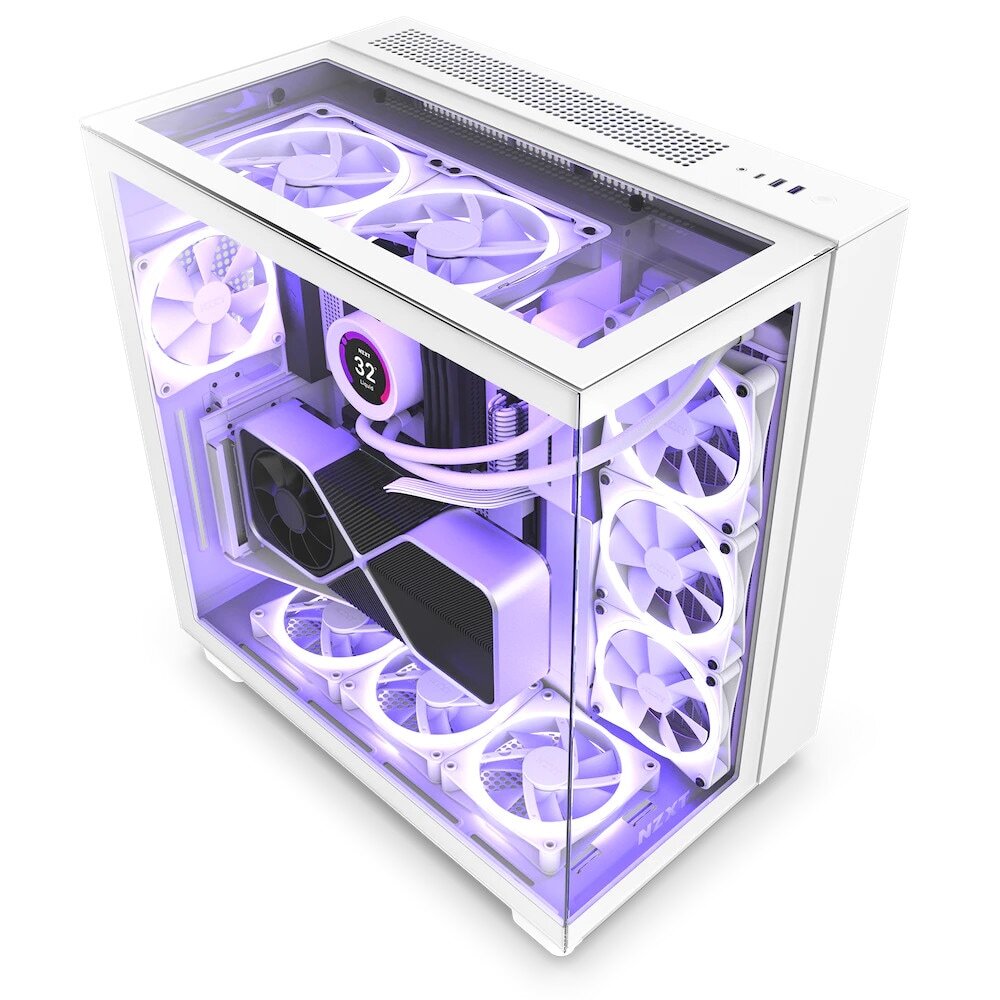 NZXT H9 Elite White Midi Tower ATX Gaming находится в городе Глазфенстер 30290₽