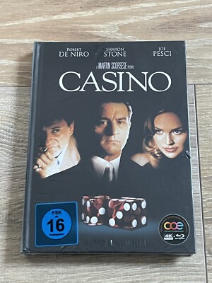 Casino 1995 Robert de Niro Martin Scorsese 4K UHD Mediabook Neu + OVP Limitiert