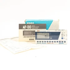 Korg MP-100 Music Programmer – Vintage MIDI Sync Sequencer w/ Box & Manual