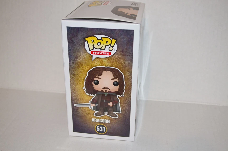Funko POP! Movies: Lord of The Rings Hobbit Aragorn #531 Vinyl Figure MINT🔥 - Image 3 of 4