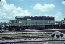 MC Burlington Northern 7168 - Original Slide - Birmingham, AL