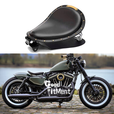 Motorrad Solo Sitz Federsattel Sitz Für Harley Sportster Softail Bobber  Chopper