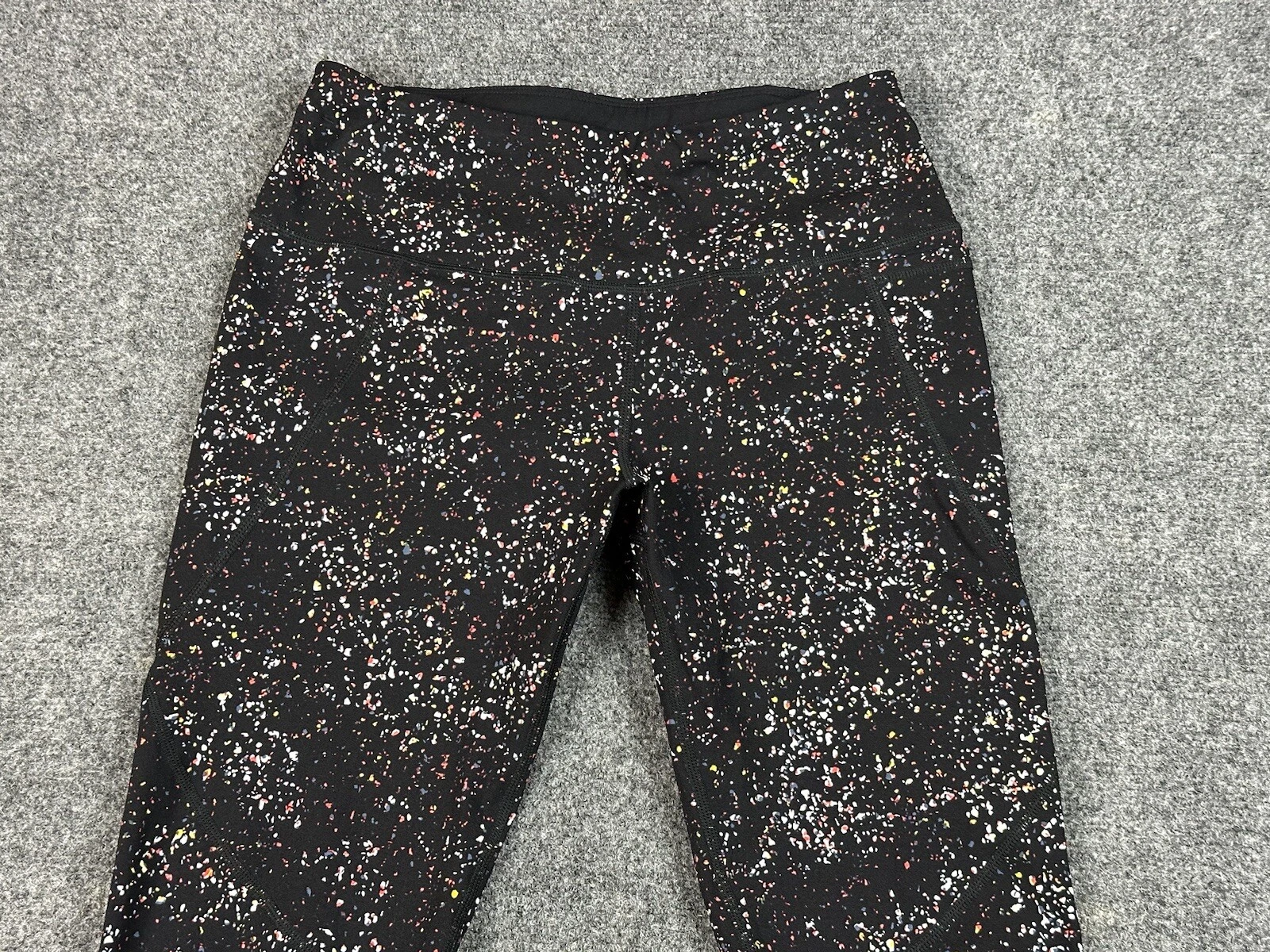 sweaty-betty power 7/8 length speckled gym athletic leggings