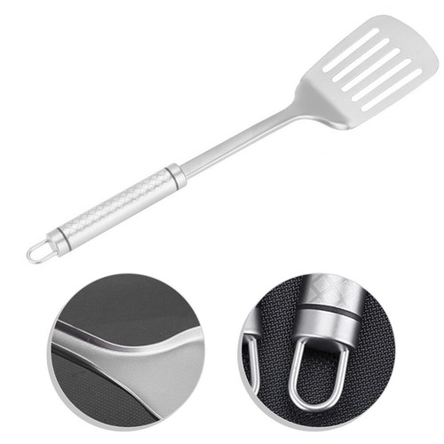 Non Slip Handle Camping Camping Cooking Spatula Light Weight Stainless Steel - Picture 3 of 12