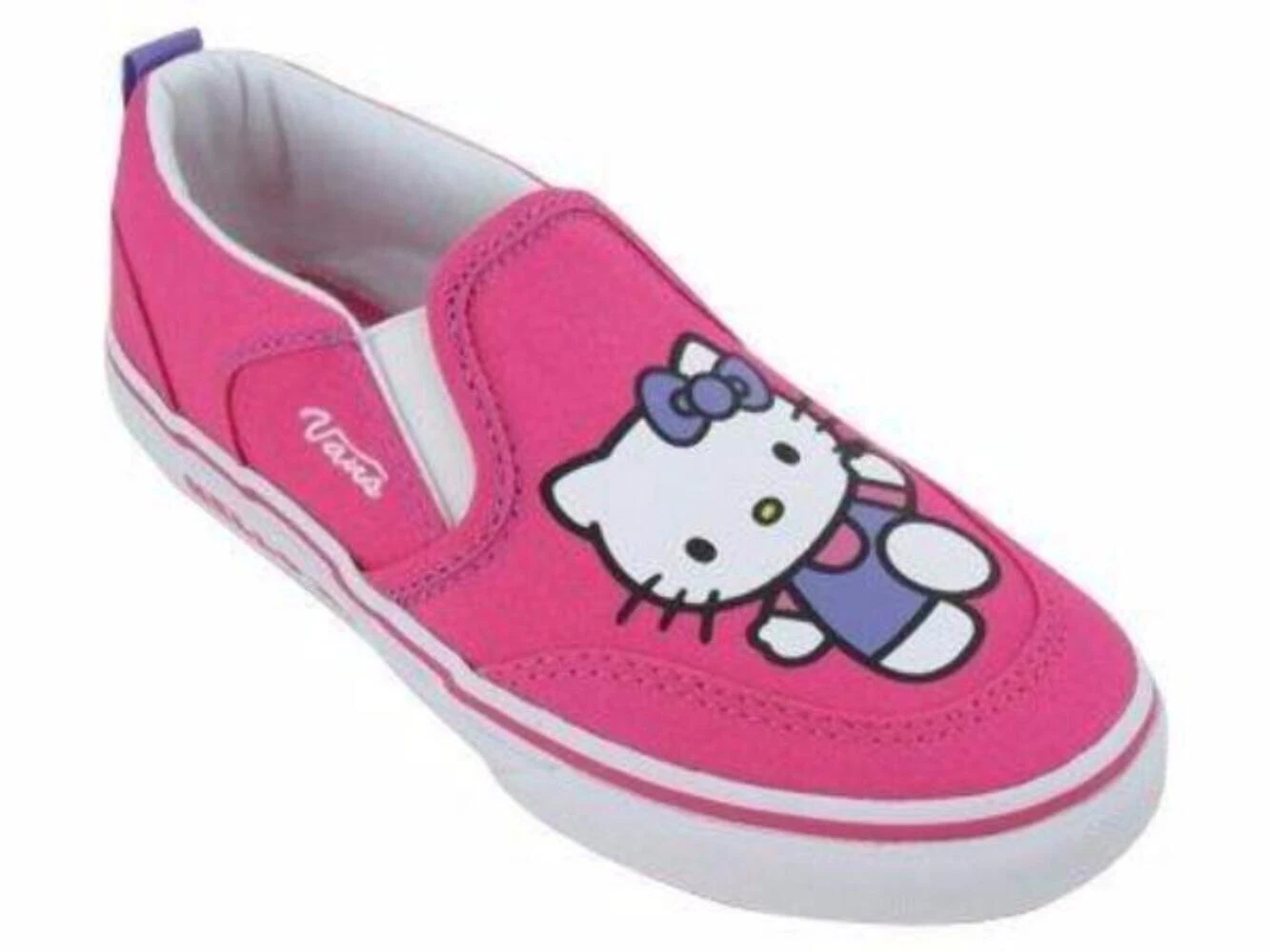 Scarpe da bambina Vans Hello Kitty Asher magenta bianco VN 0DFU738