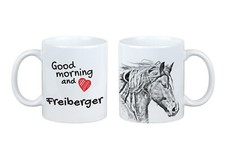 Freiberger Tasse mit Pferd guten Morgen Art-Dog