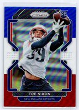 2021 Panini Prizm #428 Tre Nixon Red White and Blue