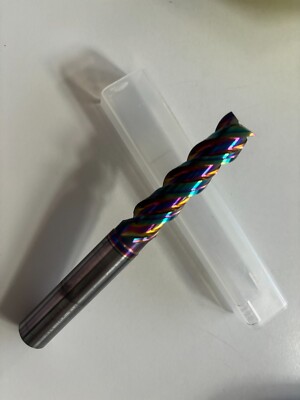 1 x NEU VHM -HPC Fräser Regenbogen Beschichtung D12 x45x53x100