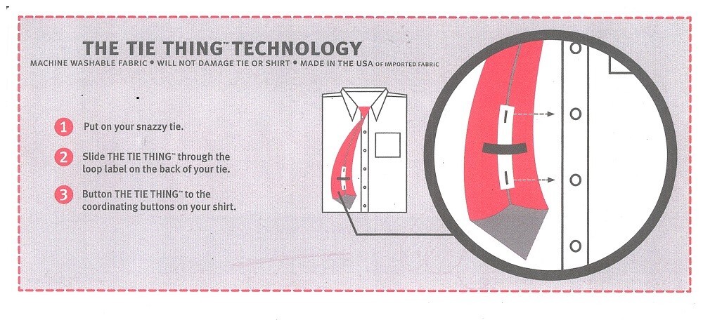 The Tie Thing® Multi-Color Pack, Select or 5-Pack