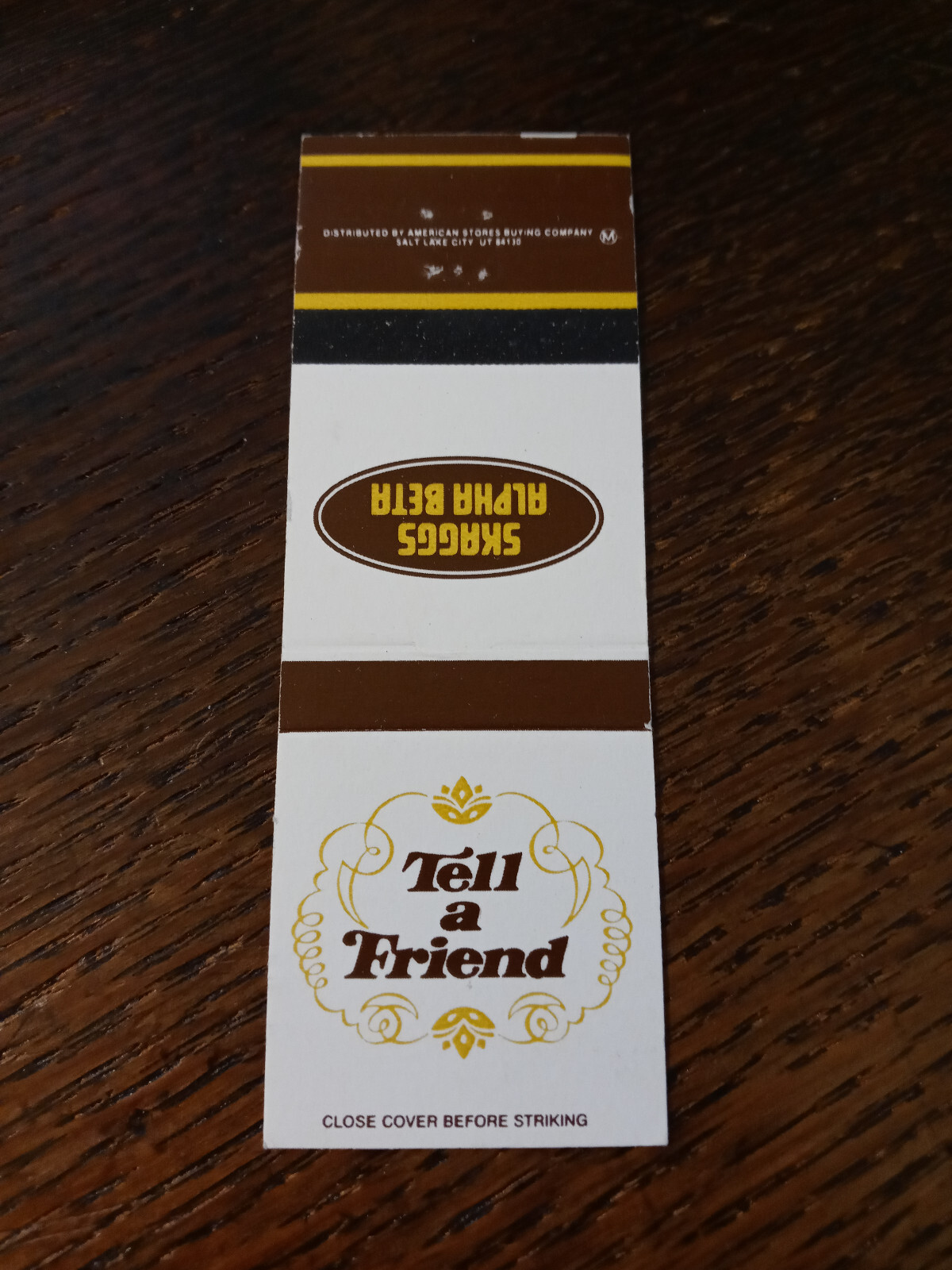 Vintage Matchbook Skaggs Alpha Beta Stores eBay