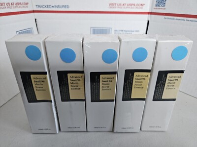 LOT OF 5 COSRX Snail Mucin 96% Power Repairing Essence 3.38 oz 100 mL Hydrating