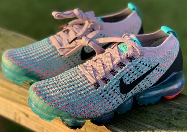 Nike Womens Air Vapormax Flyknit 3 Plum Chalk South Beach AJ6910 500 Size 7 | eBay