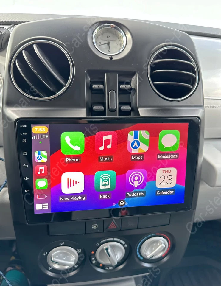 For Chrysler PT Cruiser 2006-2010 Carplay Android 13 Car Stereo Radio SWC WIFI - Изображение 2 из 4