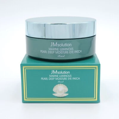JM SOLUTION JMsolution Marine Luminous Pearl Deep Moisture Eye Patch 90g Hydration K-Beauty