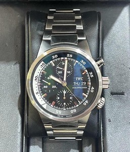 IWC Aquatimer Black Dial Chronograph Day/Date Automatic Men's Watch IW3719-28  | eBay
