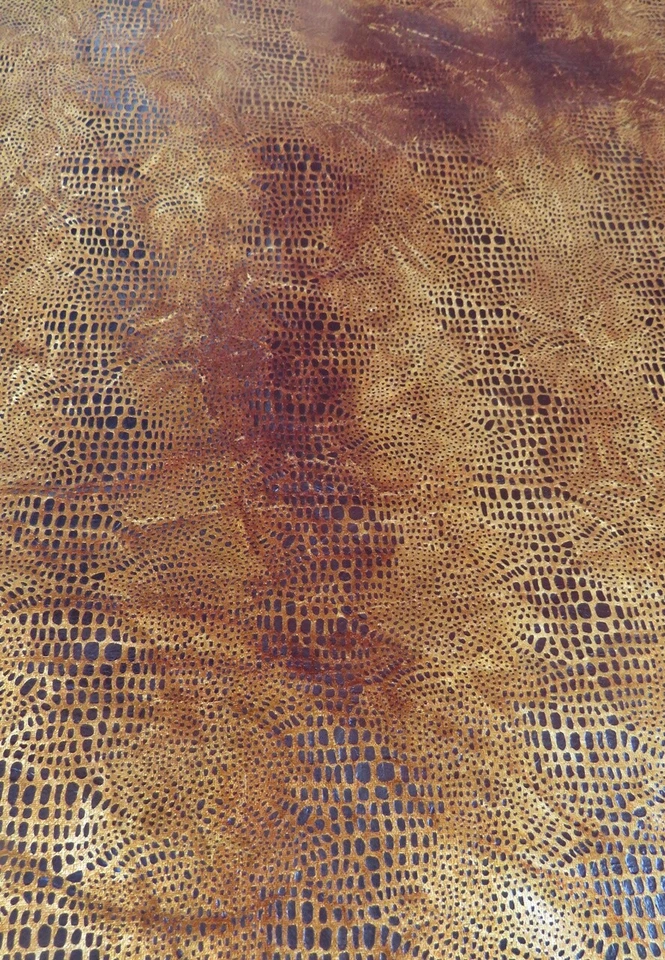 ~1.5 yds. Fascinating Lizard/Snake With Subtle Glitter Stretchy Knit ~60" Wide - Image 2 of 4