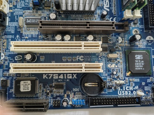 motherboard Asrock K7S41GX rev 1.03 socket 462,AMD Sempron, AGP 8x,PCI,DDR400 - Bild 4 von 16