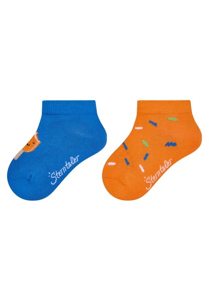 Sneaker Socken 2Er Pack Eis Am Stiel Blau GrößE 23-26 Sterntaler Baumwolle-image