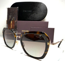 TOM FORD KENYAN TF792 52H GOLD HAVANA /BROWN GRADIENT POLARIZED SUNGLASSES 54-20