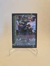 2025 Topps Chrome Nick Emmanwori Black Wave Auto /10 - Rookie Autograph Seahawks