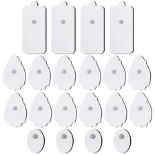 TENS/EMS Unit Replacement Pads  20 Pack 3.5mm Snap Electrode Patches for Electro