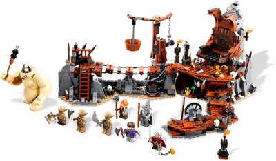 LEGO The Hobbit 79010 The Goblin King Battle 8 Minifigures 841 Pieces No Box