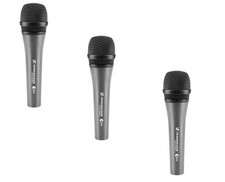 Sennheiser e835 3-Pack Dynamic Mic Cardioid Vocal Microphone PROAUDIOSTAR
