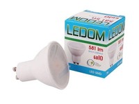5X GU10 LED Leuchtmittel 7W 4000K 230V 581Lm, Neutralweiß, Ledom
