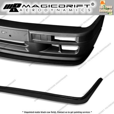 320i E30 リップスポイラー For 84-92 BMW E30 318i 320i 325i Mtech Style Front Bumper Lip Chin