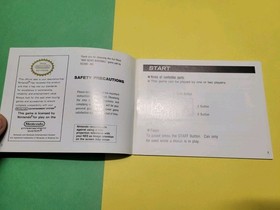 Nintendo NES Video Game Instruction Manual Bad News Baseball