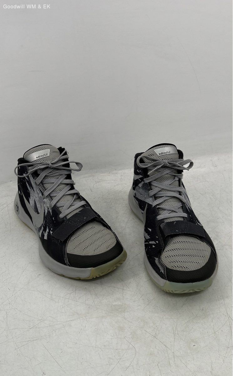 Nike KD Trey 5 III Mens 11 Pre-Owned Basketball Shoes Grey 749379-001 Mid Top Men main image 2