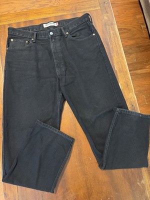 Levis 550 Relaxed Fit Mens Size 36x32 Black Denim Jeans Pants
