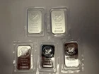 Lot of 5 - 1 Troy oz Sunshine Mint .999 Fine Silver Bar Mint Mark SI Sealed