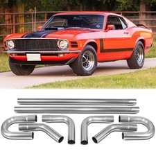 2.5 Straight Bend Diy Custom Mandrel Exhaust Pipe 8pc For Ford Mustang Boss 302