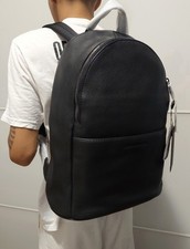 Emporio Armani backpack Y4O029 uomo black  vitello granato