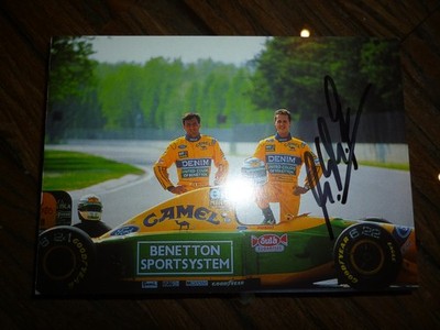 Michael Schumacher Mercedes GP, Formel 1 WM mit Ferrari + Benetton Autogramm (4)