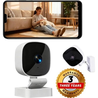 Security Camera Indoor, 2K HD WiFi Cameras for Home Security, Pet/Dog/Baby Camer