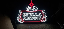 Stella Artois Beer Cartouche Light Up LED Sig...