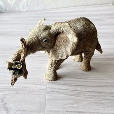 Tuskers Elephants Paw Prints Bradley Figurine 1995 Collectable Ornament