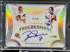 2025 Panini Flawless Boomer Esiason On Card Auto /25 Bengals Jets