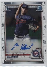 2020 Bowman Chrome Prospects Auto Chris Vallimont #CPA-CV Auto 1ar1