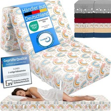 Klappmatratze, Gästematratze, 3-teilige Faltmatratze, Schaumstoff extra dick ...