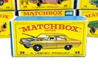 Vintage 1960s Lesney Matchbox #36 OPEL DIPLOMAT Original BOX ONLY Excellent!