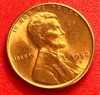 1950-S Lincoln Wheat Cent Penny GEM RED BU From an Original Bank Roll