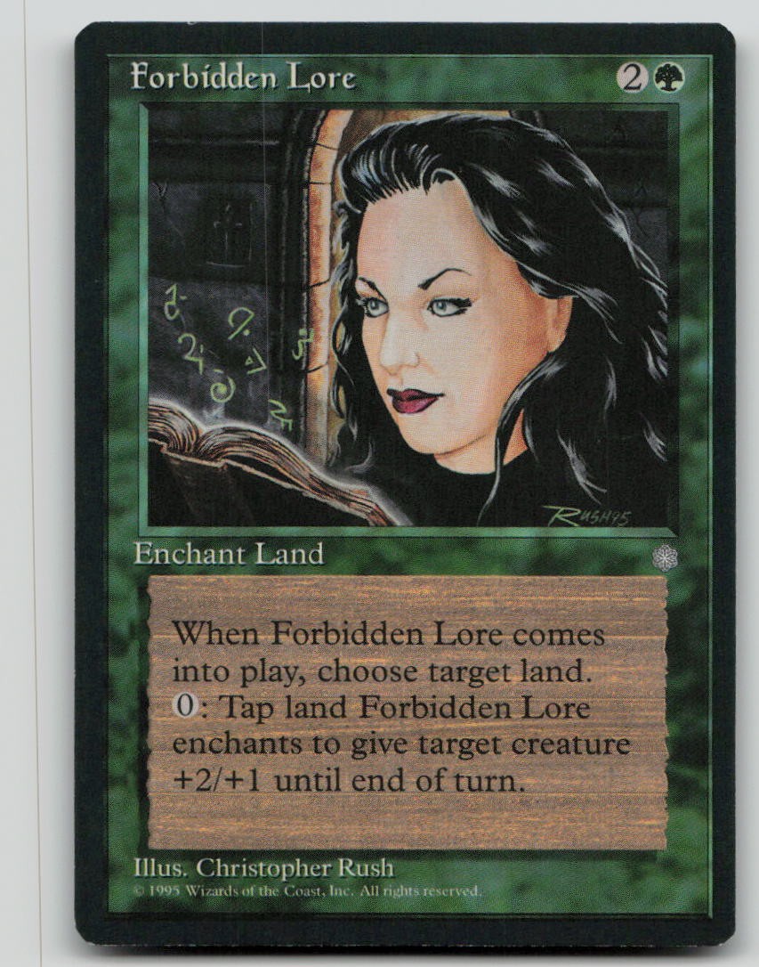 Forbidden Lore [Ice Age - 236] Lightly Played Rare Magic