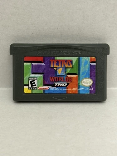 THQ Tetris Worlds Nintendo Game Boy Advance 2001 Tetris Series NTSC Video Game