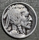 1913 type 2 Buffalo nickel, nice original VG condition partial date,reverse horn